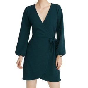NWT Madewell Long Sleeve Faux Wrap Dress | Size S
